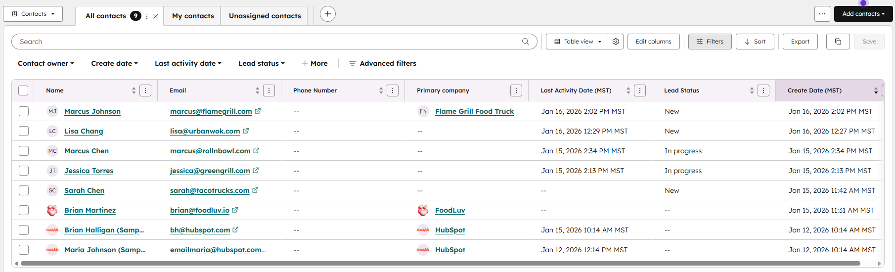 AI SDR Agent Team screenshot