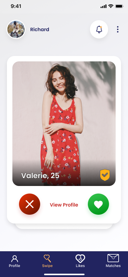 Dateability screenshot