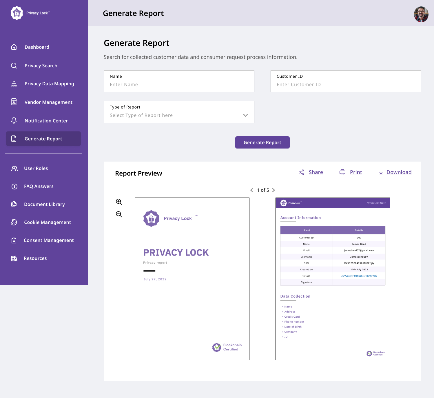 PrivacyLock screenshot